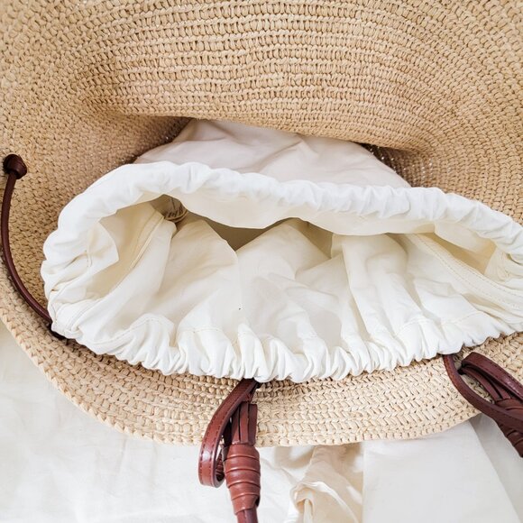 Sezane Justine Basket Bag in Natural Raffia - Picture 11 of 11